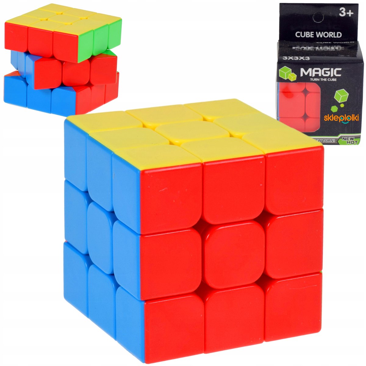 SENSORYCZNA KOSTKA LOGICZNA MAGICZNA UKŁADANKA ZABAWKA EDUKACYJNA DLADZIECI