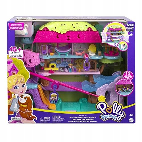 Polly Pocket Domek Na Drzewie Dom 2 Laleleczki Przygody Zwierzatek