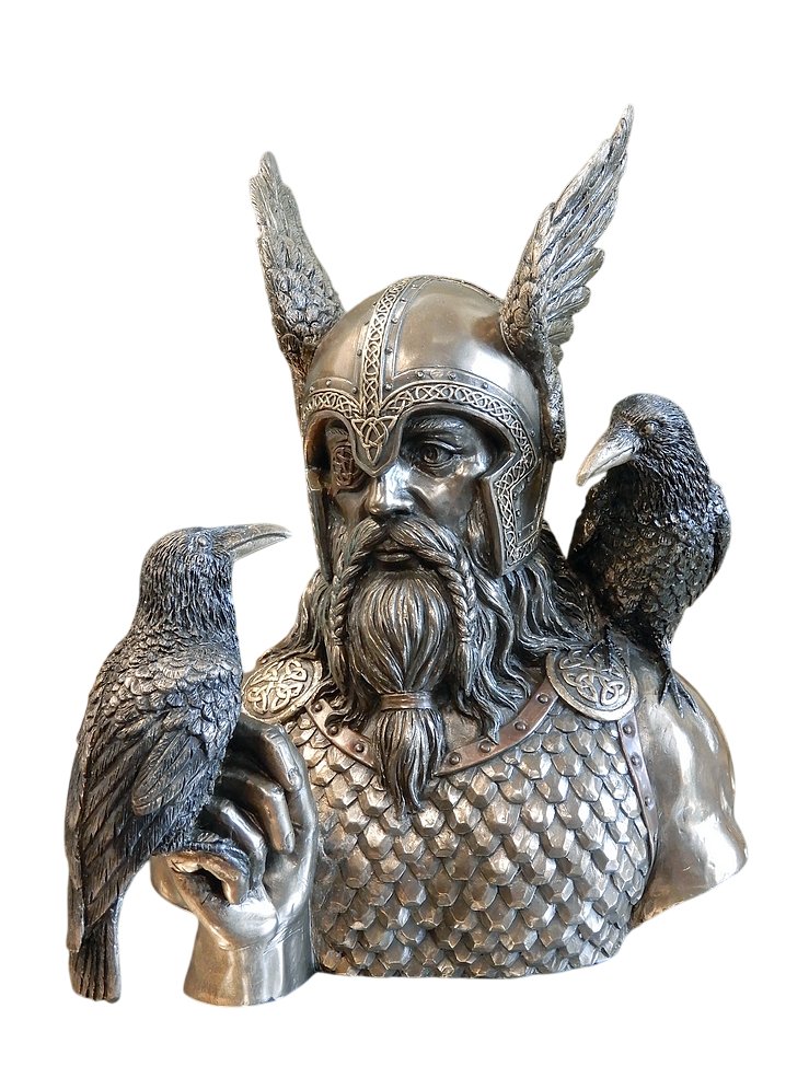 FIGURKA ODYNA Z KRUKAMI VERONESE – DLA FANA MITOLOGII NORDYCKIEJ