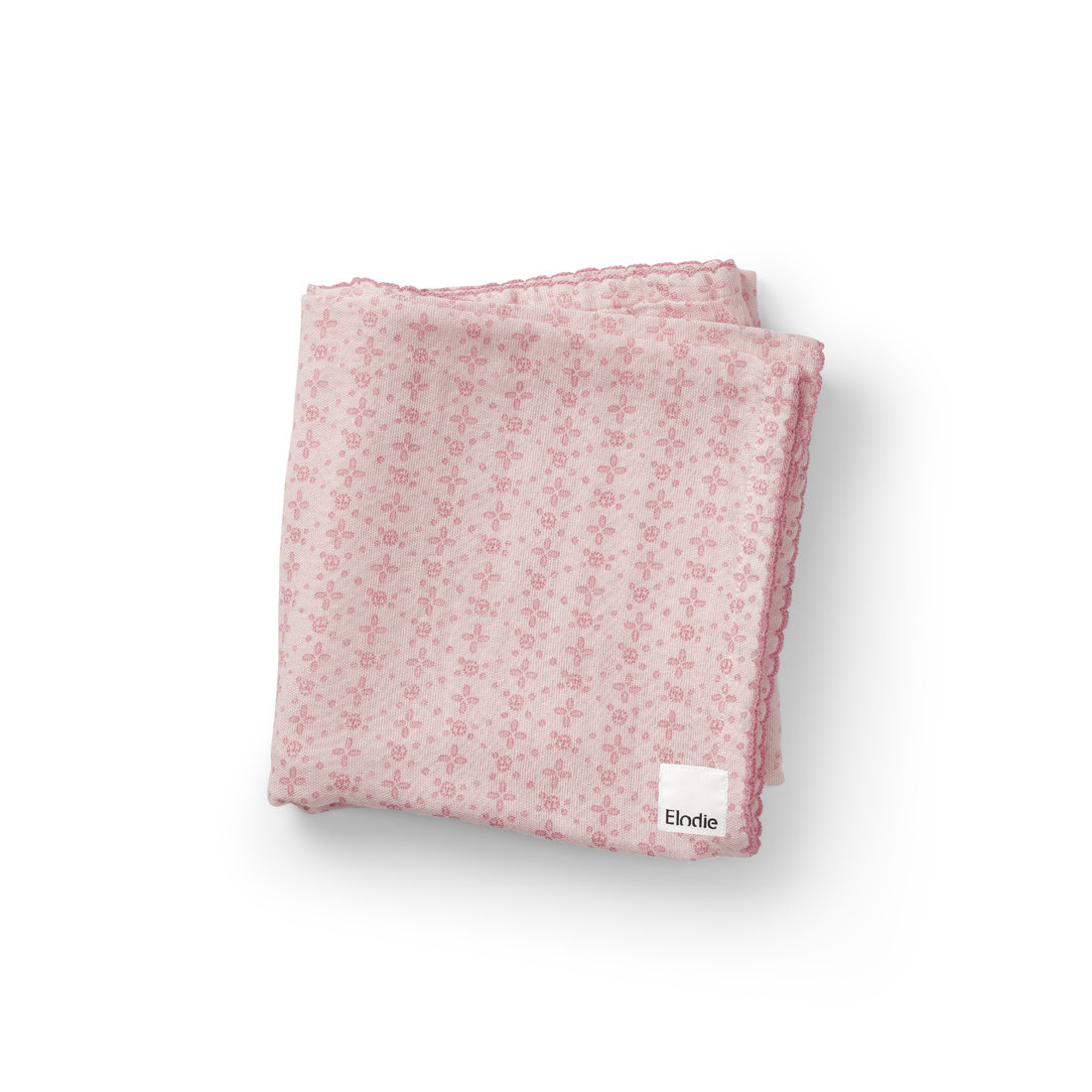 Elodie Details - Kocyk Bawełna Muślin - Embroidery Anglaise Pink