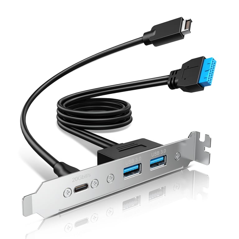 GRAUGEAR Nicht kategorisiert 20000 Mbit/s Srebrny G-AD-ETC2A-20G