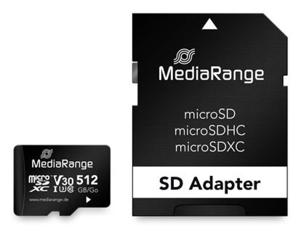 MediaRange MR947 pamięć flash 512 GB MicroSDXC UHS-I Klasa 10 MR947