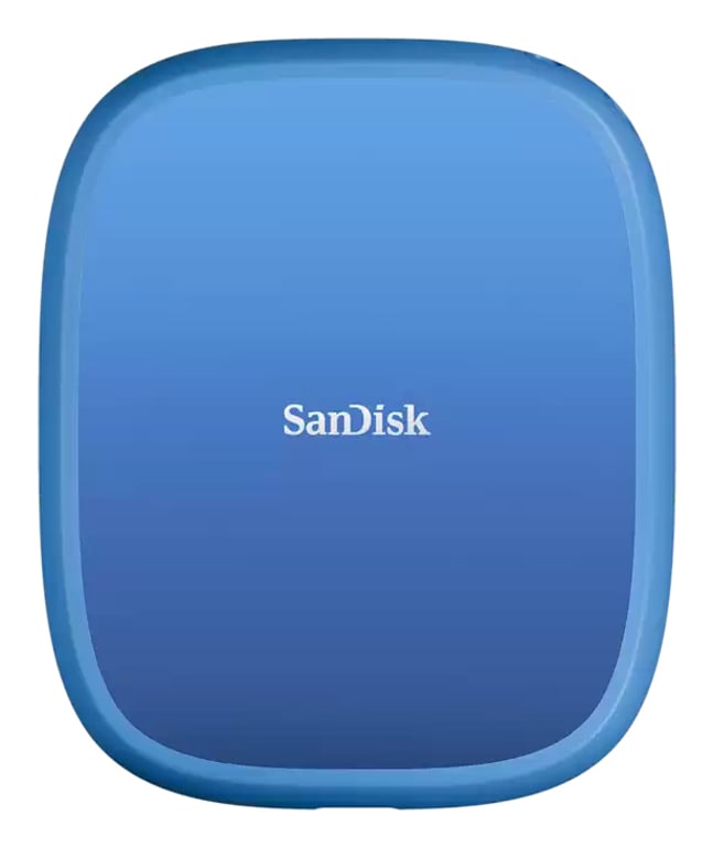 SanDisk SDSSDE62C-1T00-G25 dysk SSD 1 TB USB Type-C 3.2 Gen 2 (3.1 Gen 2) Niebieski SDSSDE62C-1T00-G25