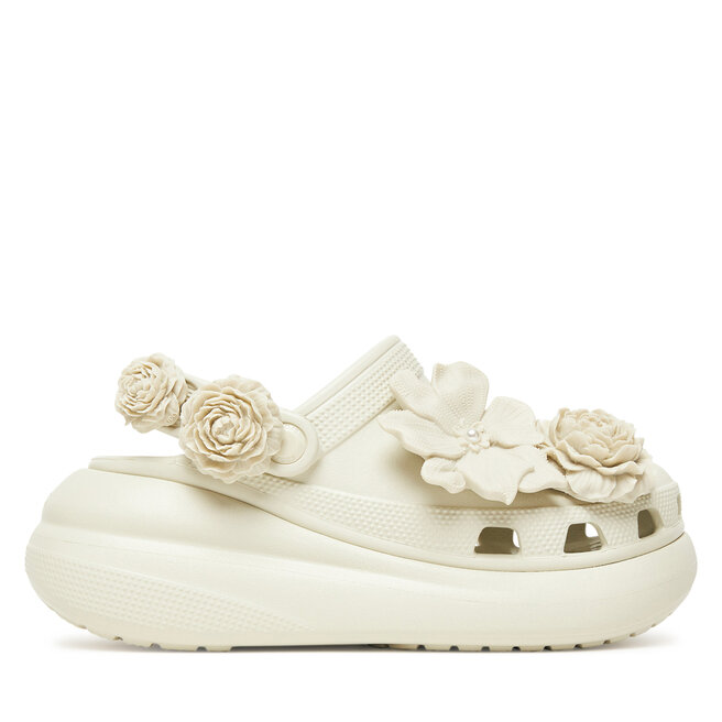 Klapki Crocs Crush Bouquet Clog 211448 Beżowy