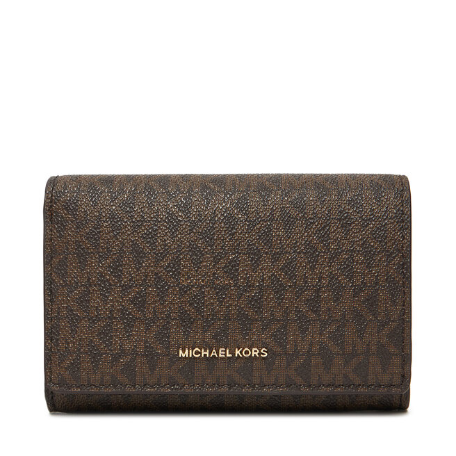 Duży Portfel Damski MICHAEL Michael Kors 32T5GJ6D9B Brązowy