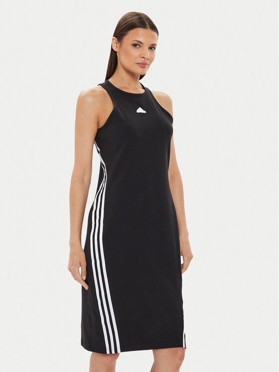 adidas Sukienka codzienna Future Icons 3-Stripes IP1575 Czarny Regular Fit