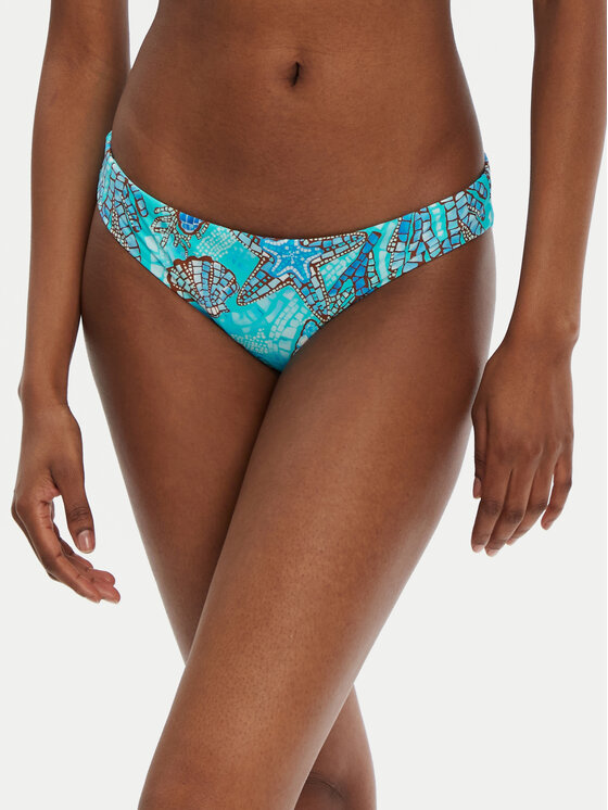 Seafolly Dół od bikini La Mer 40473-214 Turkusowy
