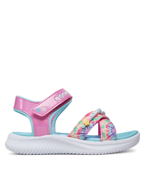 Skechers Sandały Jumpsters Sandal-Tie Dye Bffs 303045L/PKMT Różowy