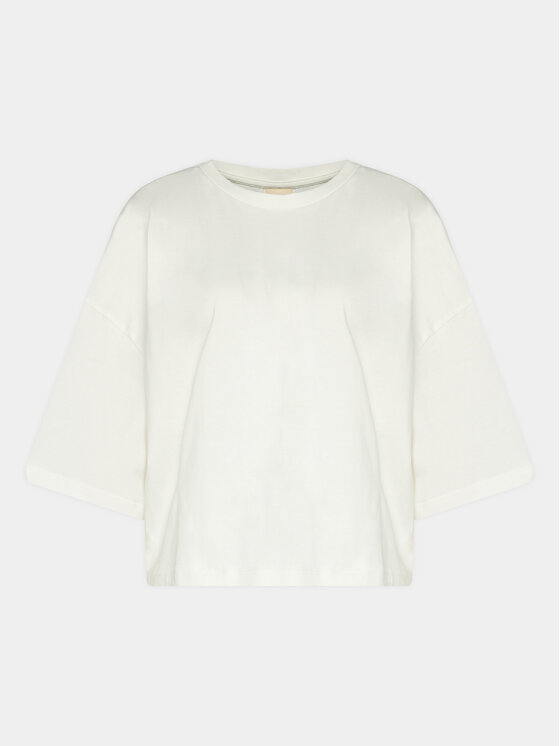 Outhorn T-Shirt OTHAW23TTSHF0838 Biały Regular Fit