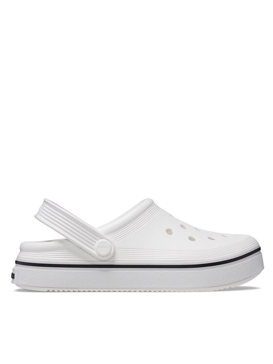 Crocs Klapki Crocs Crocband Clean Clog Kids 208477 Biały