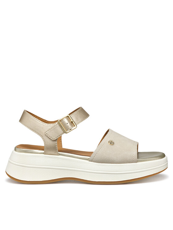 Geox Sandały D Spherica Ecub-3 S D550VA 022NF CH62L Beżowy