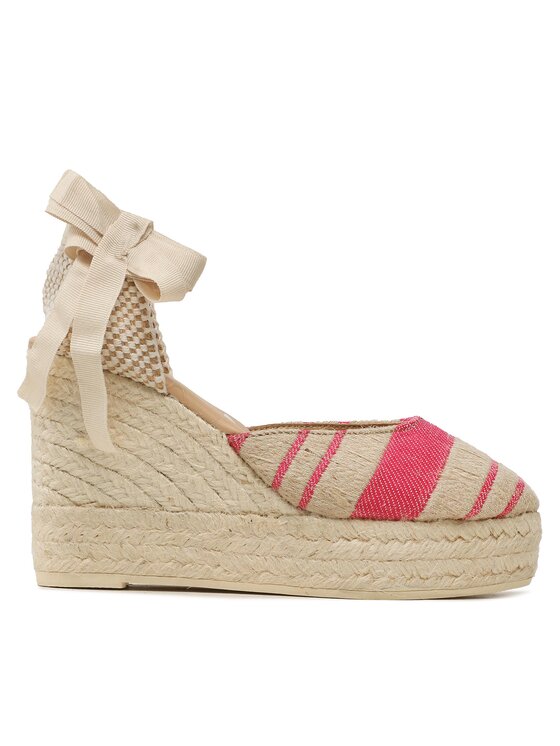 Manebi Espadryle Wedge Espadrilles G 4.5 Wv Beżowy