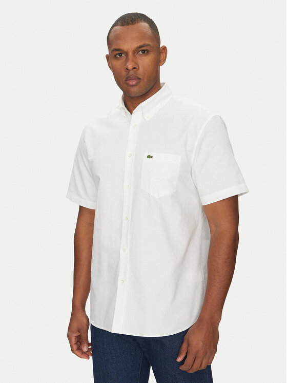 Lacoste Koszula CH1917 Biały Regular Fit
