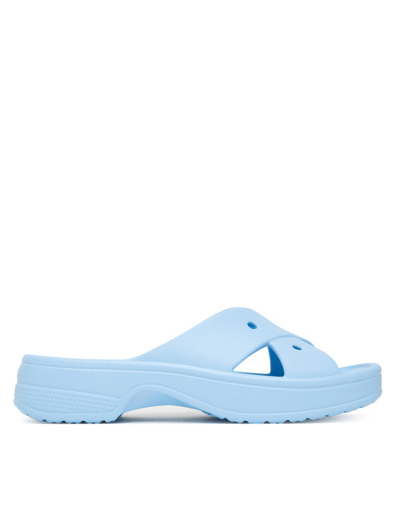 Crocs Klapki Classic Women's Cross Strap 210840 Niebieski