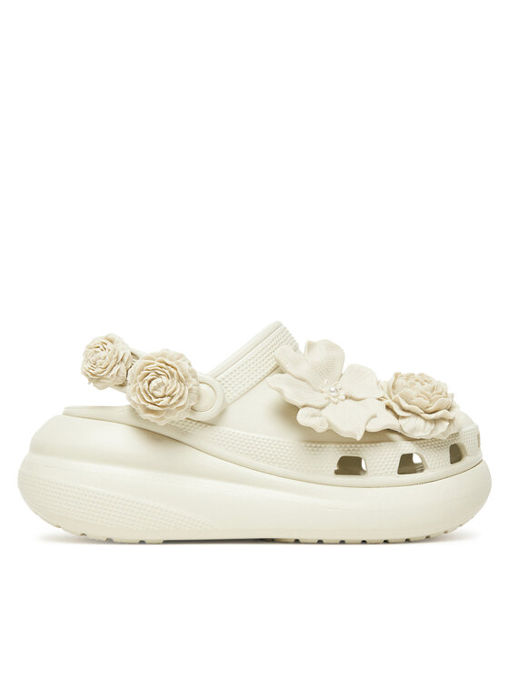 Crocs Klapki Crush Bouquet Clog 211448 Beżowy