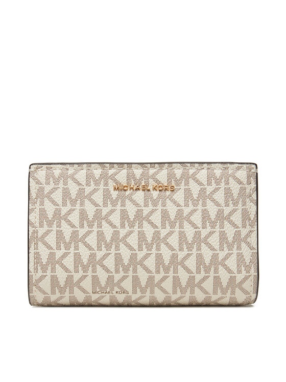 MICHAEL Michael Kors Duży Portfel Damski Bryant 32S5GYTZ2B Beżowy