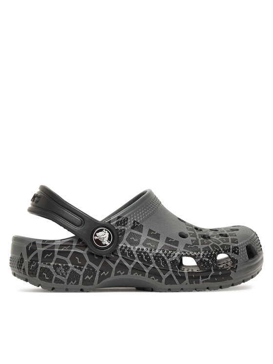 Crocs Klapki Kids Tire Print Classic Clog 211261 Szary