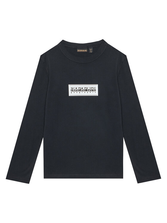 Napapijri Bluzka S-Chamois NP0A4HYK M Czarny Regular Fit