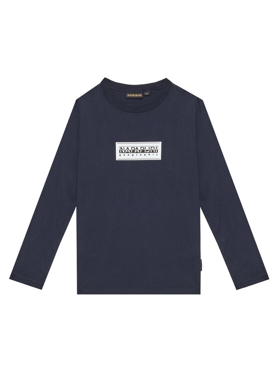 Napapijri Bluzka S-Chamois NP0A4HYK M Granatowy Regular Fit