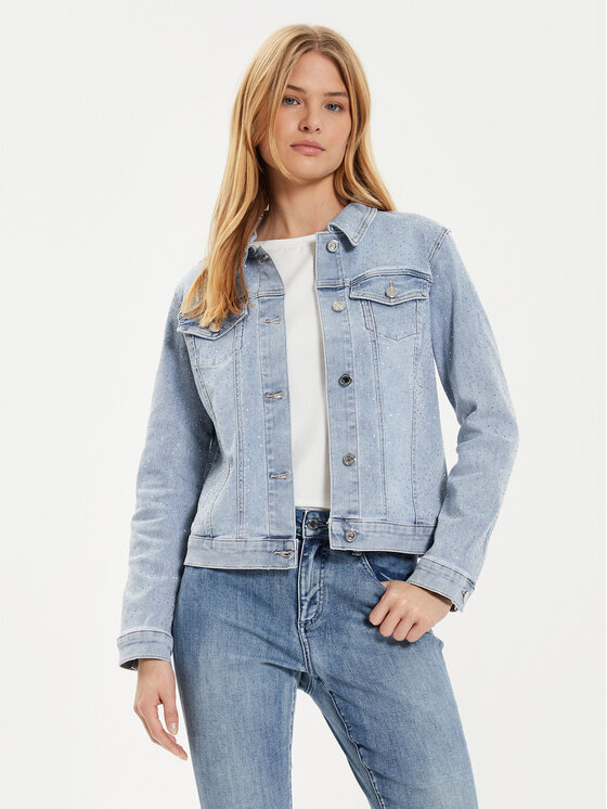 Joseph Ribkoff Kurtka jeansowa 241914 Niebieski Regular Fit