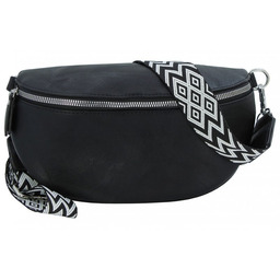 Saszetka Na Pas Biodrówka Superlekka Kompaktowa Nerka Jennifer Jones Na Spacery, Podróże CZARNA 3150 26 x 14 x 6 [cm]