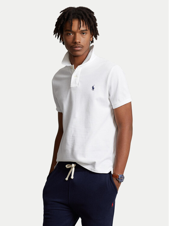 Polo Ralph Lauren Polo Core Replen 710548797 Biały Slim Fit