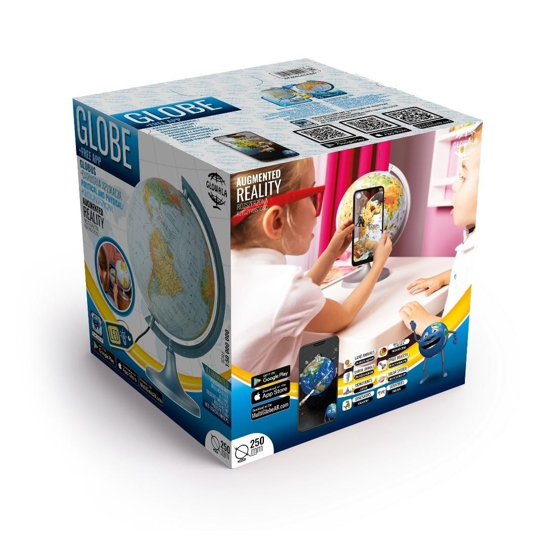 Globus pol.-fiz. podświetl. Multi Globe Ar 25cm Gb