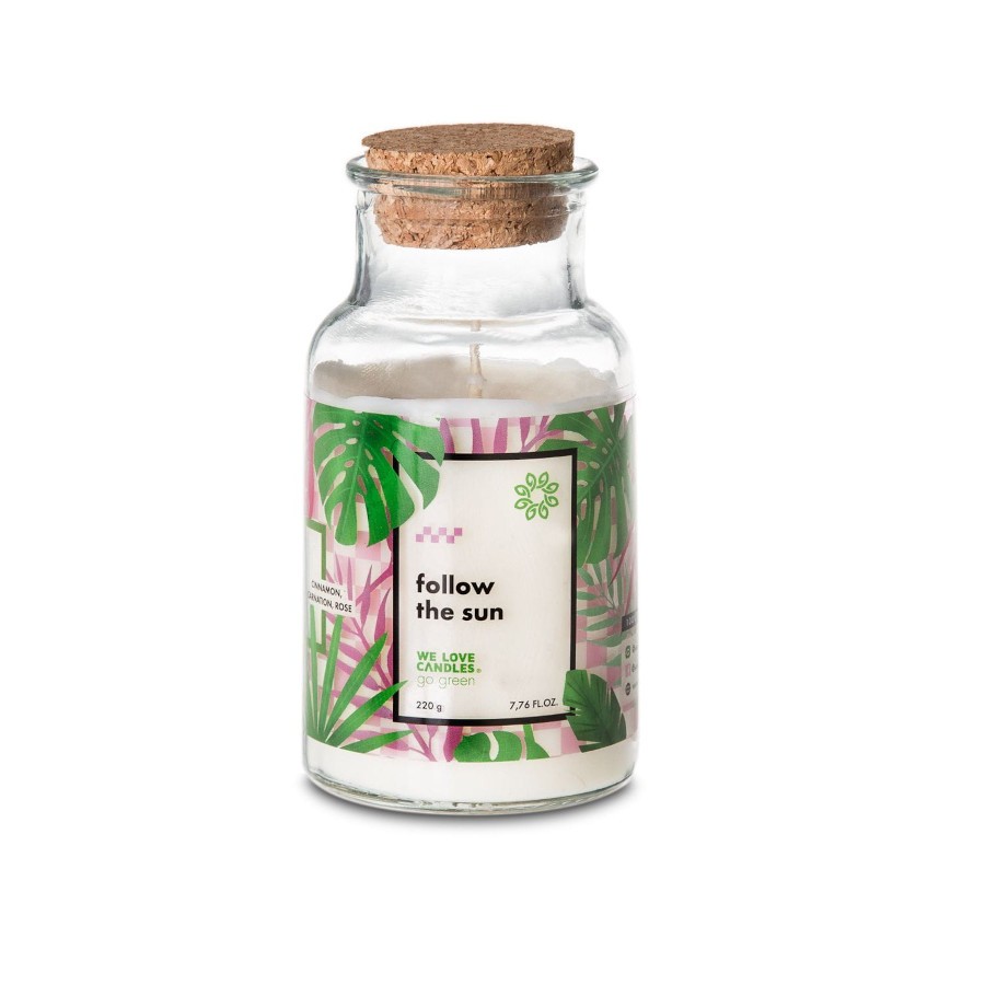Sojowa świeca zapachowa FOLLOW THE SUN WE LOVE CANDLES 220g/420g