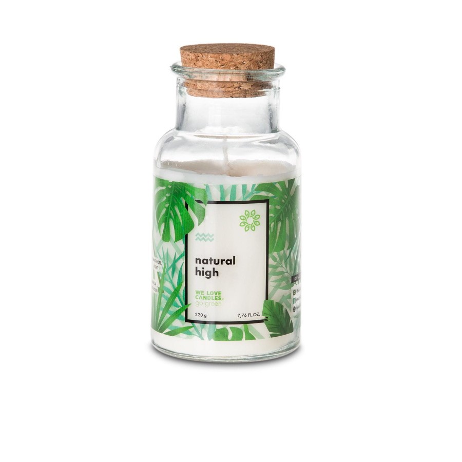 Sojowa świeca zapachowa NATURAL HIGH WE LOVE CANDLES 220g/420g