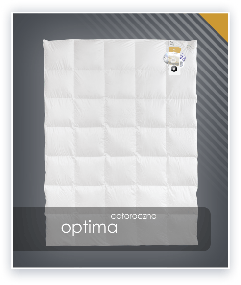 OPTIMA kołdra całoroczna, puch 85% AMZ