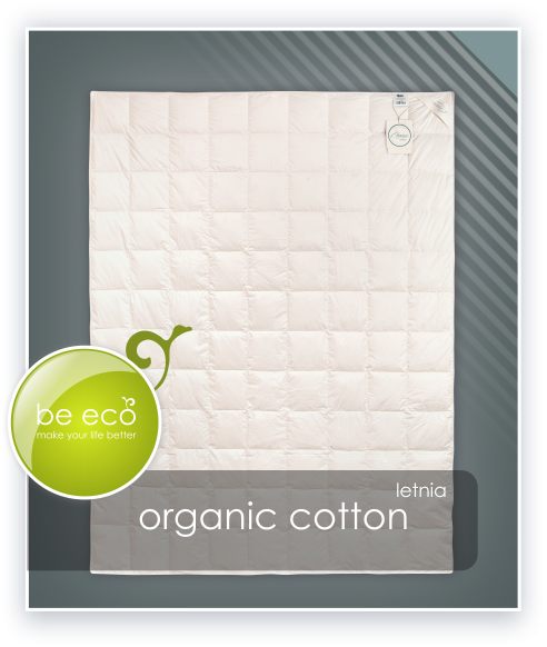 ORGANIC COTTON kołdra letnia puch 100% AMZ