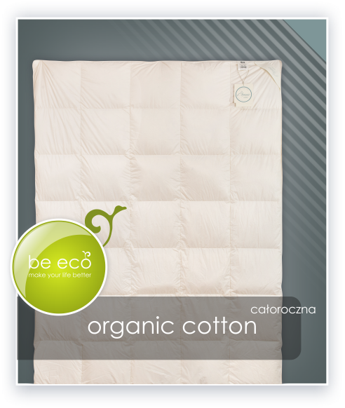 ORGANIC COTTON kołdra całoroczna puch 100% AMZ