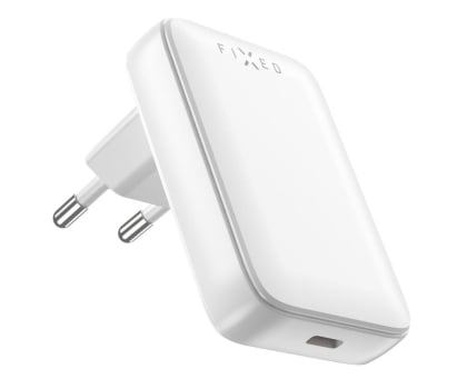 FIXED Płaska Ładowarka Sieciowa Slim Travel GaN 30W 1xUSB-C PD