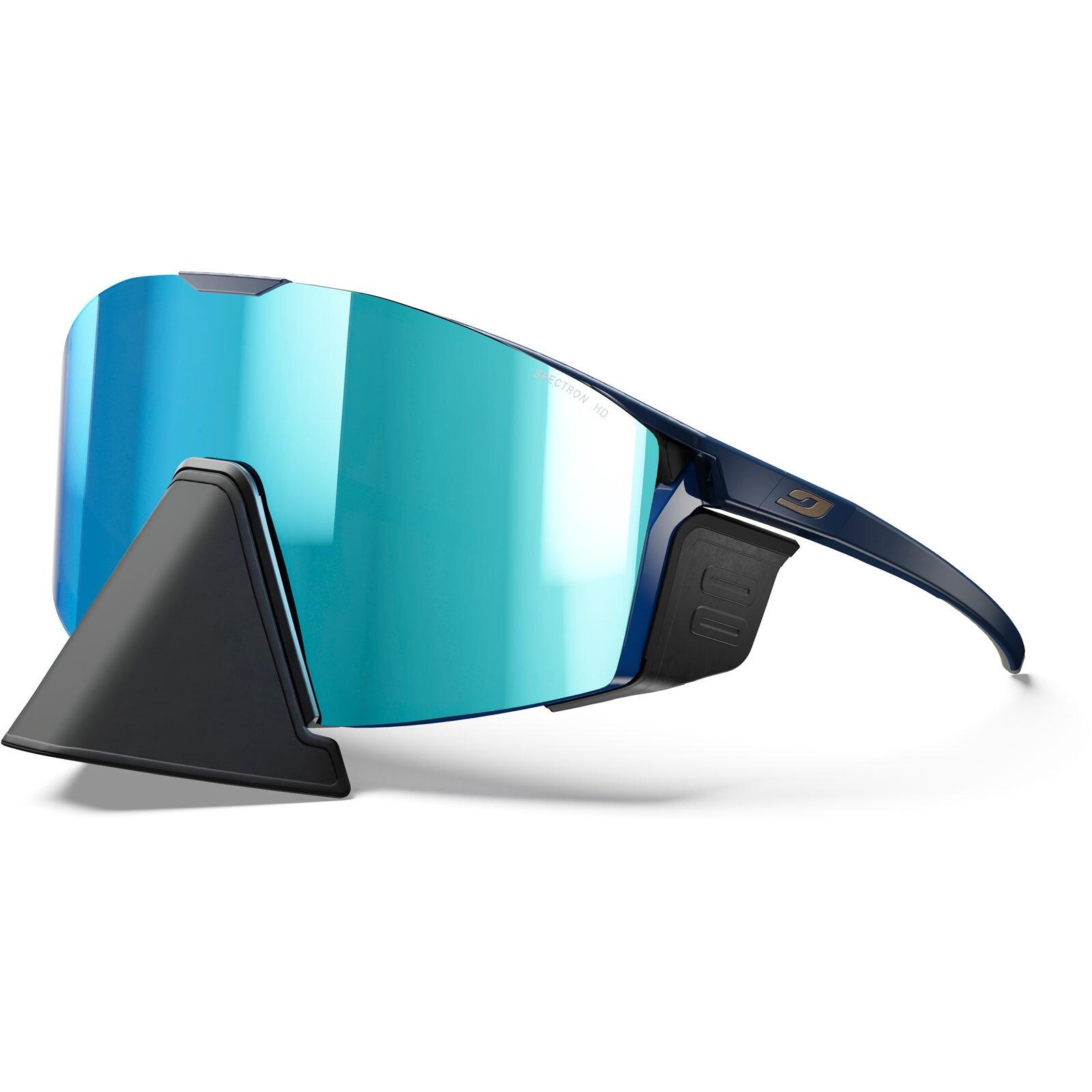 Okulary przeciwsłoneczne Julbo Edge Cover - Polarized 4 HD - blue/gray