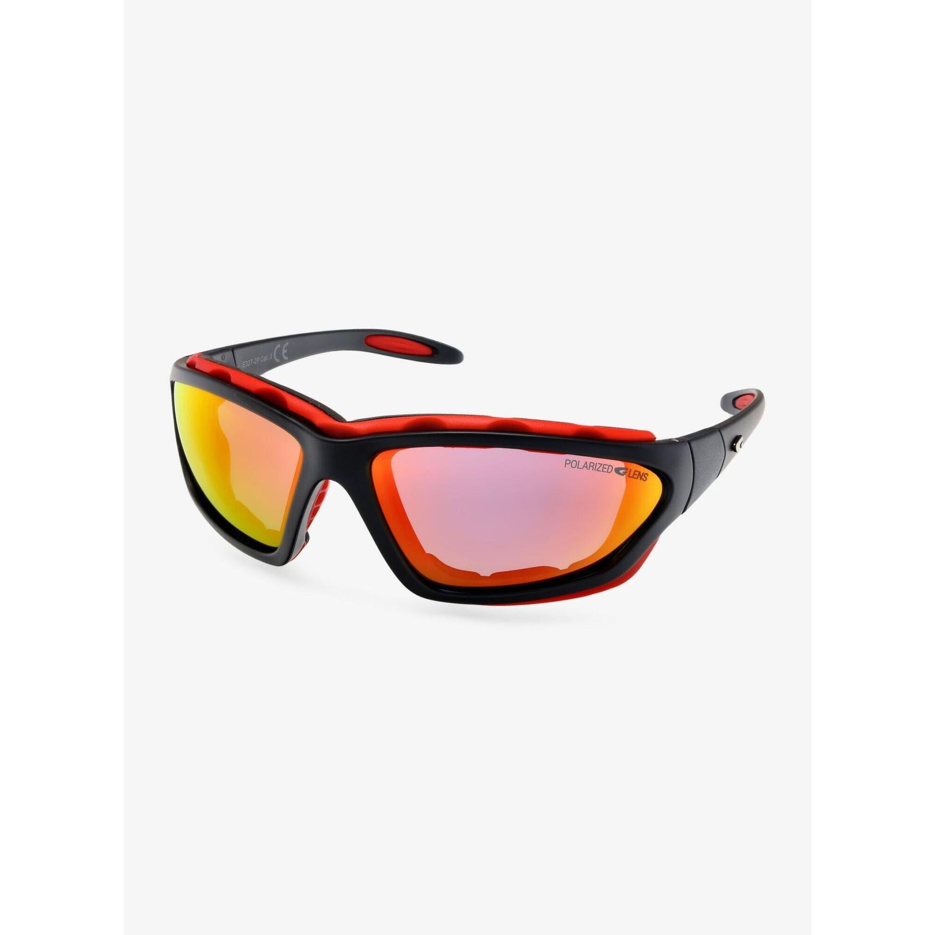Okulary przeciwsłoneczne E327-2P matt black/red