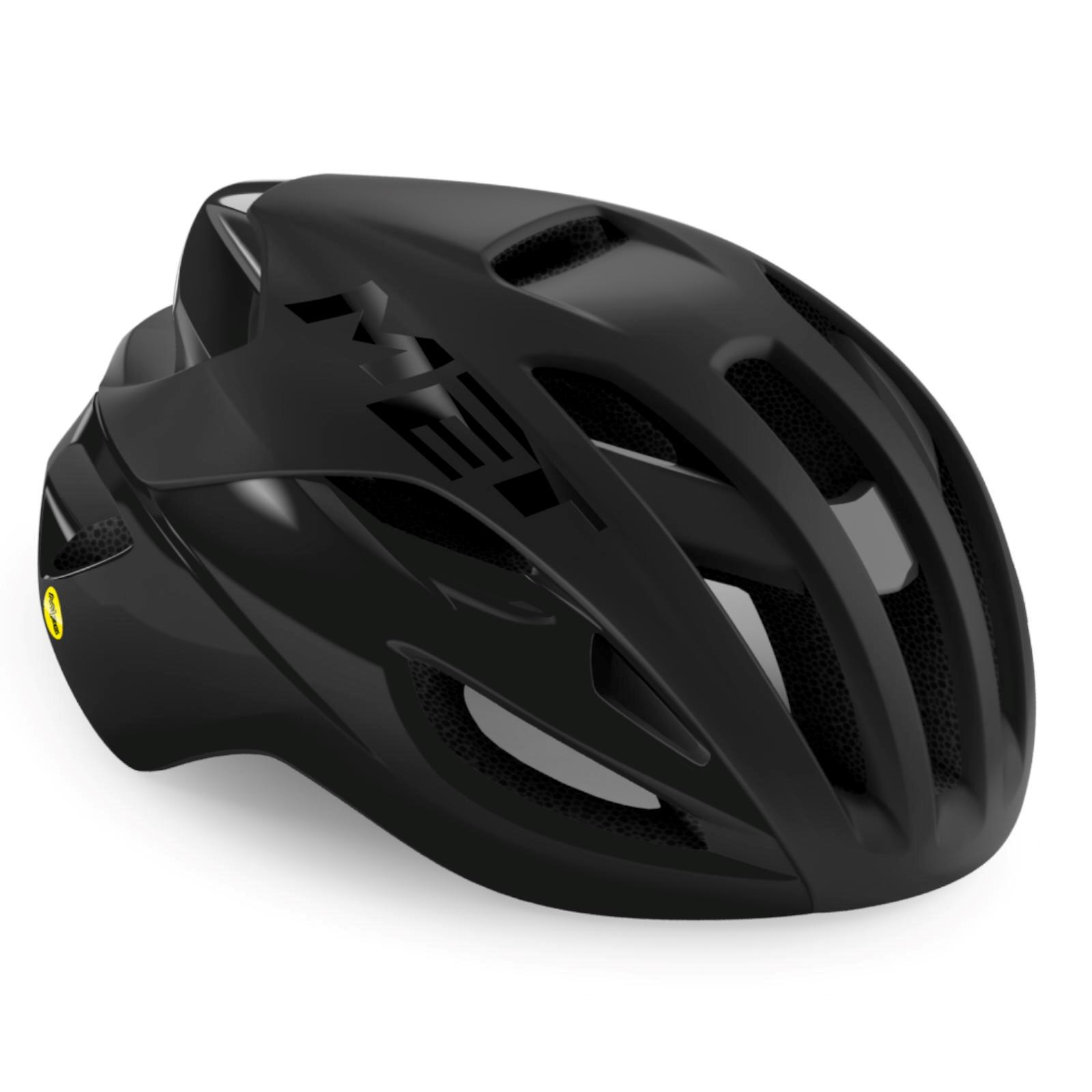 MET Rivale MIPS kask czarny matowy błyszczący T.L 58-61, dla dorosłych, unisex, nieokreślony, T.A