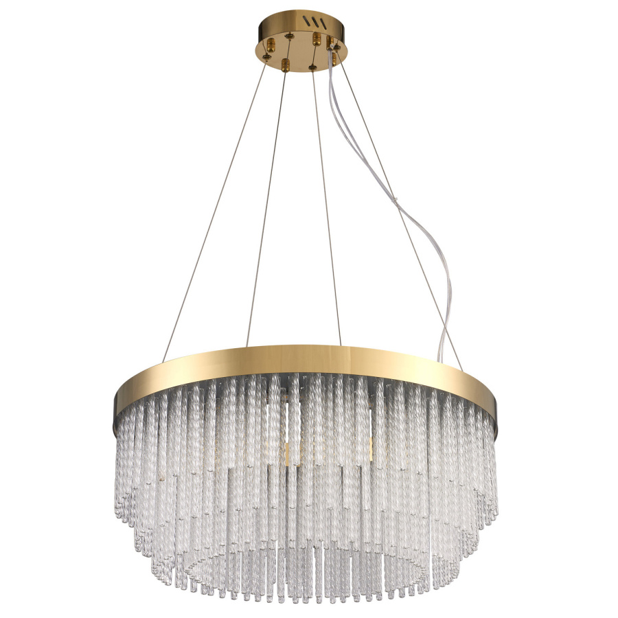 Lampa wisząca gloria led kryształowa złota 60 cm ST-DL8511