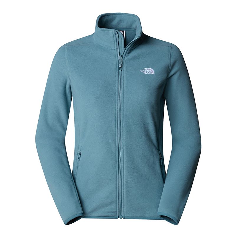 Bluza damska The North Face 100 Glacier Full-Zip Fleece 0A855O4221 - niebieska