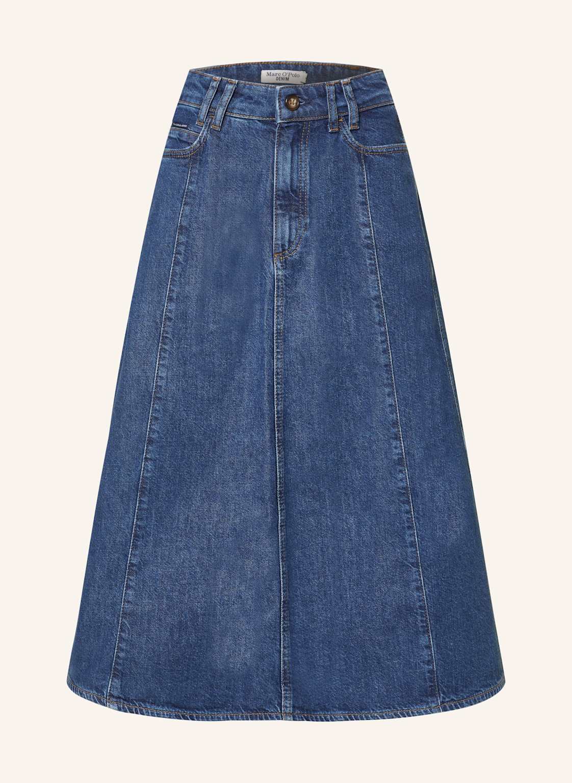Marc O'polo Denim Spódnica Jeansowa blau