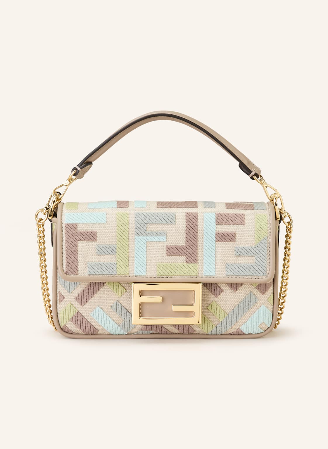 Fendi Torebka Baguette Mini gruen