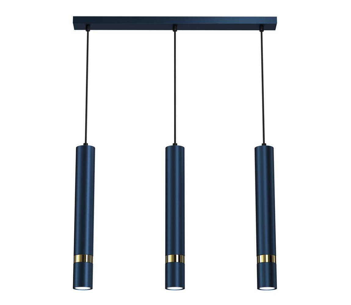 Brilagi - Żyrandol na lince POKER 3xGU10/25W/230V niebieski
