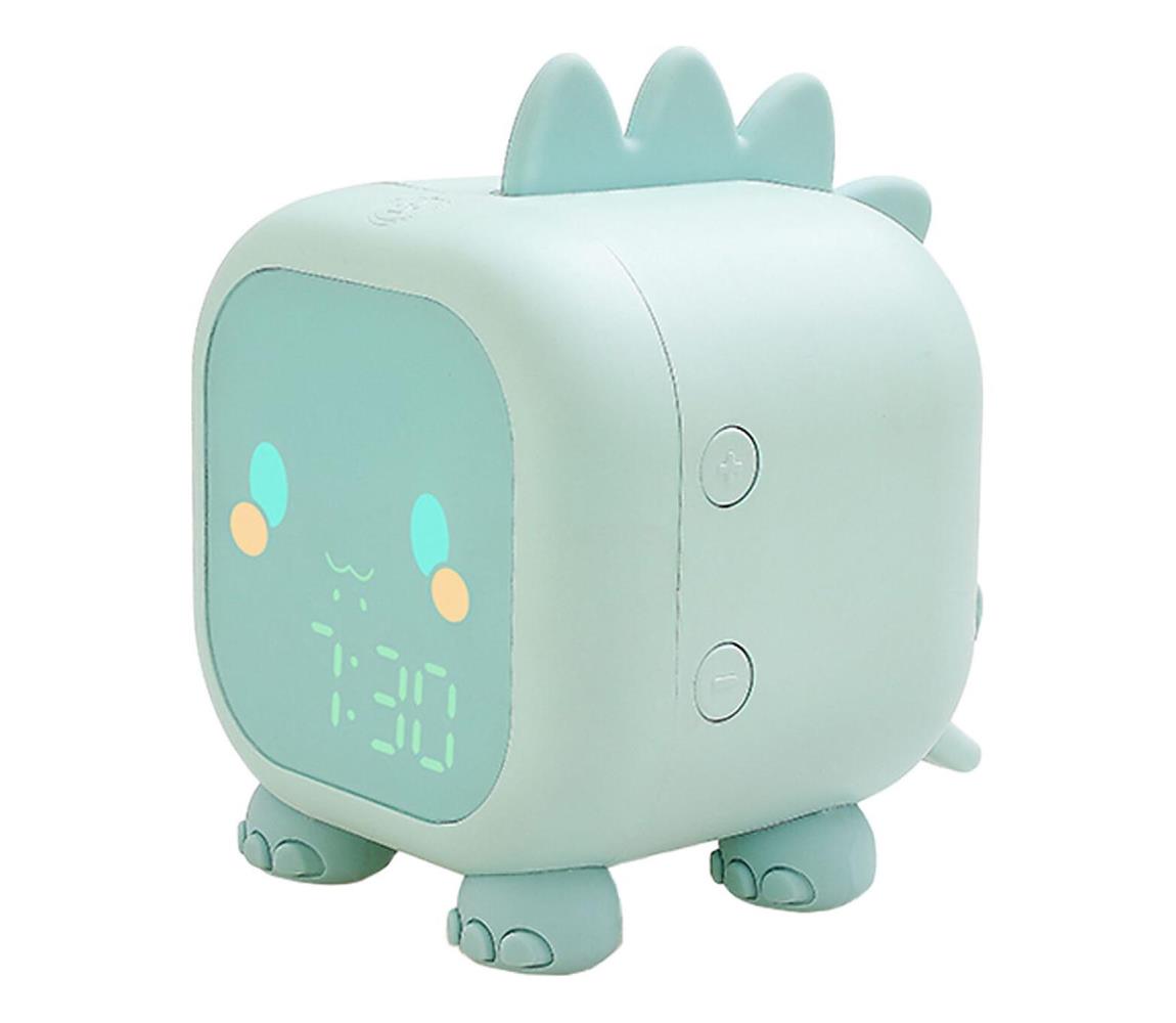 LED RGBW Ściemnialna dziecięca noc lampka z budzikiem FILIP LED/1,5W/5V 1500 mAh