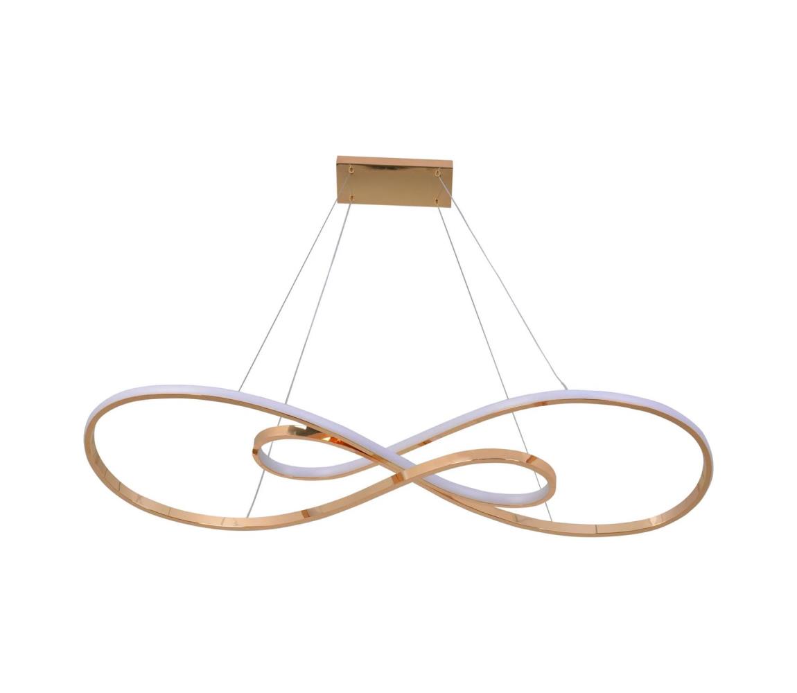 LED Żyrandol na lince ZUMBA LED/50W/230V złoty