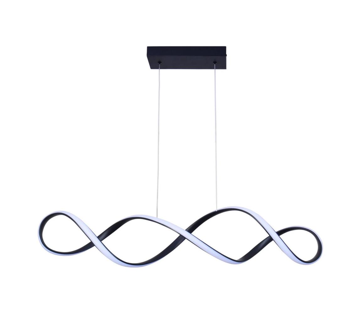 LED Żyrandol na lince INFINITO LED/34W/230V czarny