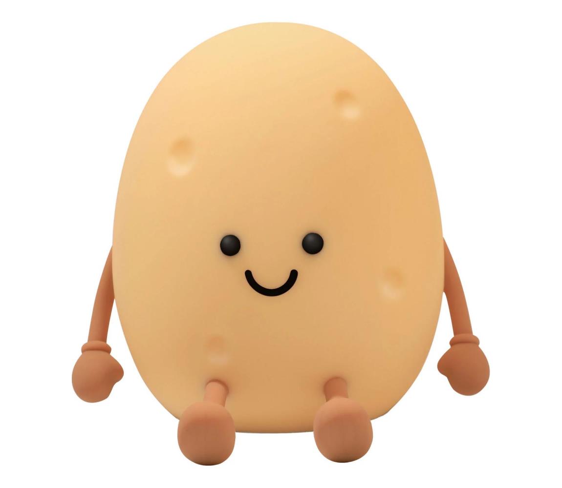 LED RGBW Ściemnialna dziecięca dotykowa lampa POTATO LED/2W/5V USB 1200 mAh