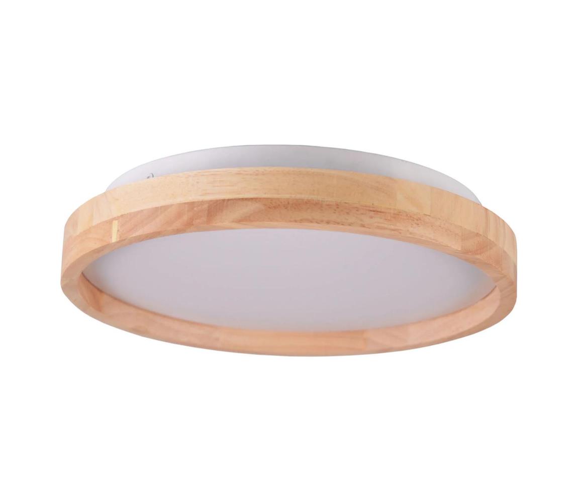 LED Plafon JANUSZ LED/12W/230V śr. 27 cm IP44 dąb