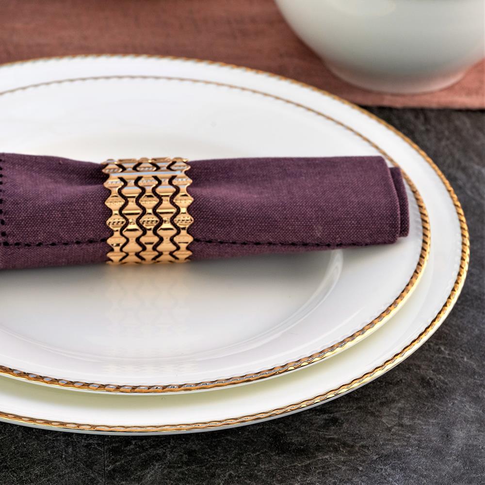 Serwis obiadowy porcelanowy Komplet talerzy na 6 osób CAMILLA