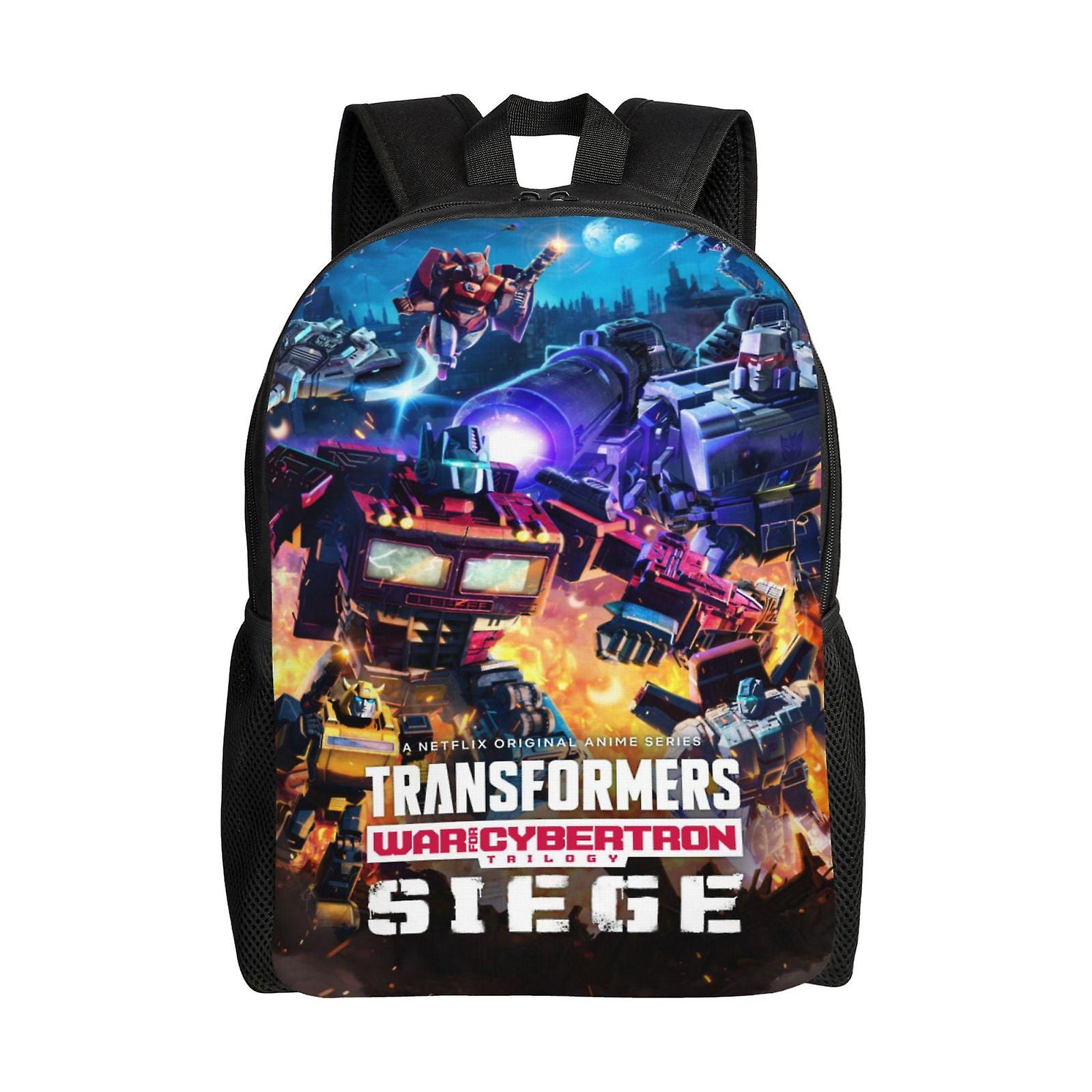 Transformers Plecak dziecięcy Torby szkolne Torby na książki Torba podróżna dla chłopców Dziewczęta Nastolatek 16.1 X 11.8 X 4.5inches