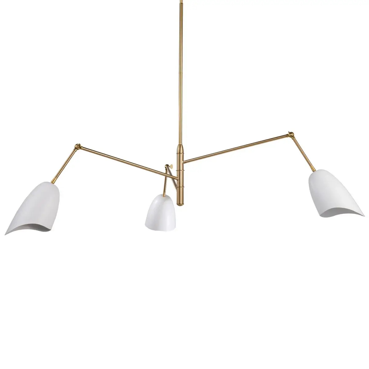 Lampa sufitowa regulowana RAGNO ST-8625P white mosiądz biała