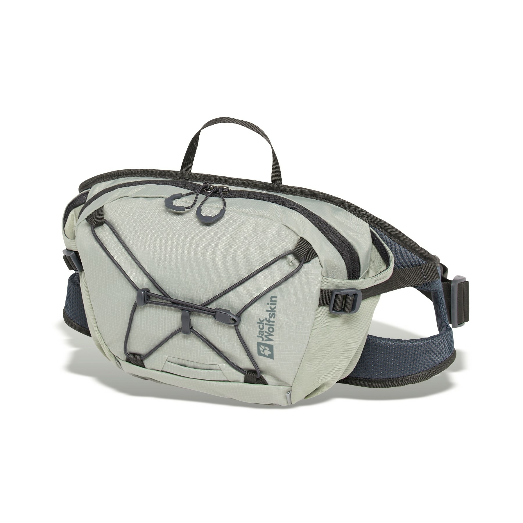 Torebka saszetka biodrowa na rower Jack Wolfskin VELOCITY HIPBAG mint leaf - ONE SIZE